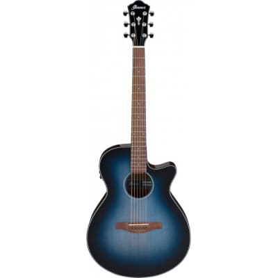 IBANEZ AEG50-IBH Elektro-Akustik-Gitarre, indigo blue burst for sale