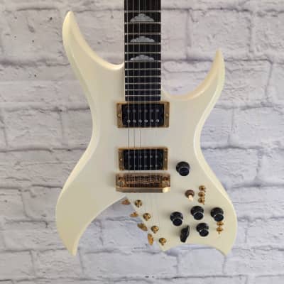 BC Rich USA Bich Supreme Custom Shop 2007 Glitter Rock White 10 String Guitar w/OHSC image 1