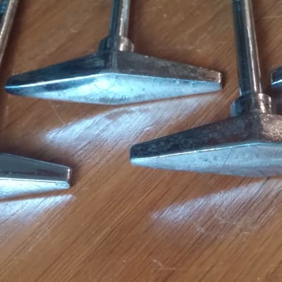 6 Pearl Vintage Bass Drum T Rods Tension Rods 70s 80s 90s image 9