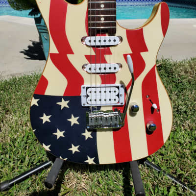 Peavey ST-LTD Limited Edition American Flag Electric Guitar (Parts Guitar) image 2