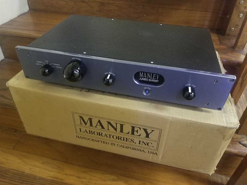 Rare Manley Jumbo Shrimp Tube PreAmplifier PreAmp Pre Amp Amplifier  Audiophile