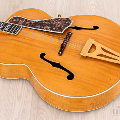 1939 Gibson Super 400 Pre-War Vintage Archtop Acoustic Guitar Blonde w/ Case image 11