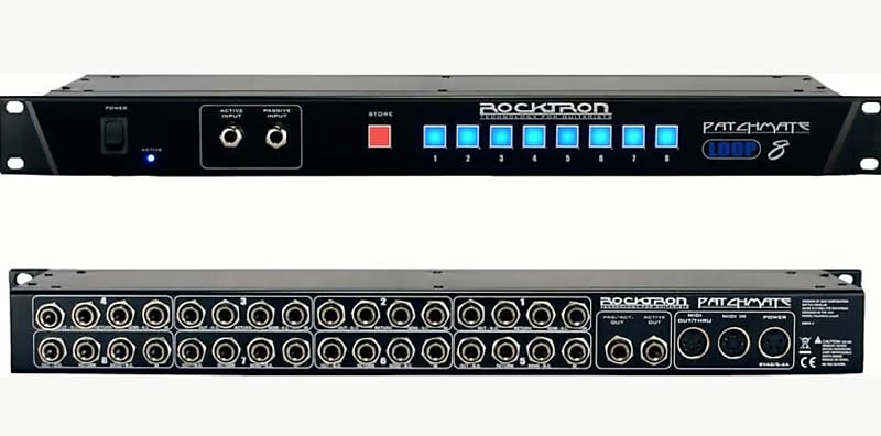 Rocktron Patchmate Loop 8 MIDI Loop Switcher Rack | Reverb