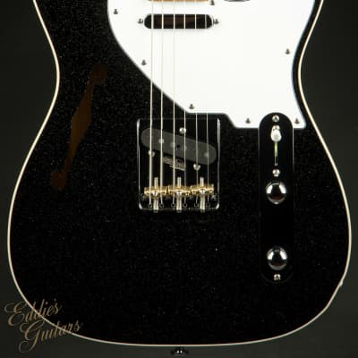 Suhr Eddie's Guitars Exclusive Custom Classic T Roasted - Black Sparkle image 2