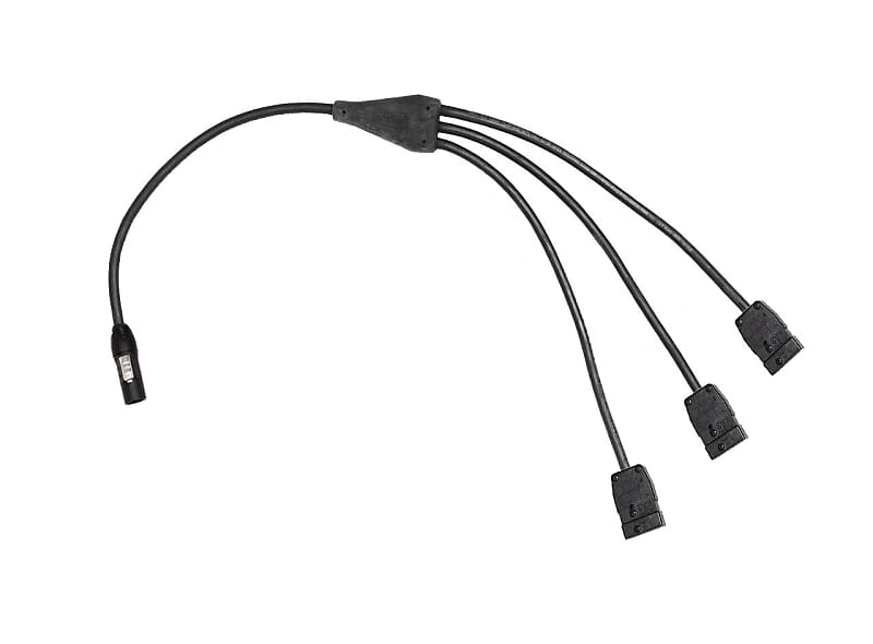 Elite Core Power Y Cable 1 True1 Male to Fanout 3 Stage Pin Reverb