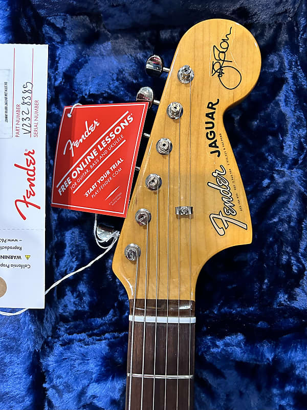 Fender Johnny Marr Signature Jaguar Metallic KO #V2328385 8lbs 