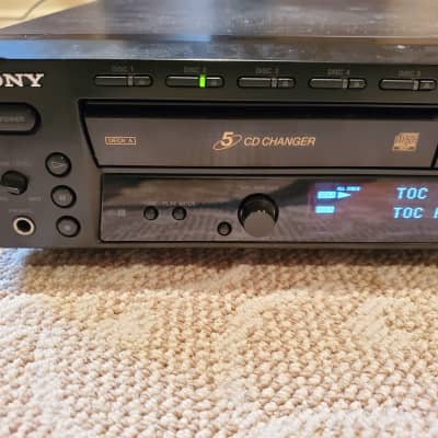 Works! Sony RCD-W500C CD Recorder/5-Disc CD (MP3) Player/Changer