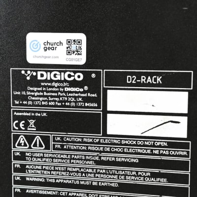 DiGiCo D2-Rack 48-Input, 32-Output Digital Stage Box CG01GE7 image 14