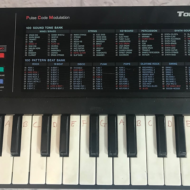 casio tone bank MA-101 キーボード　シンセ　カシオトーン Casio Tone Bank MA-101 Keyboard - Evolution Music