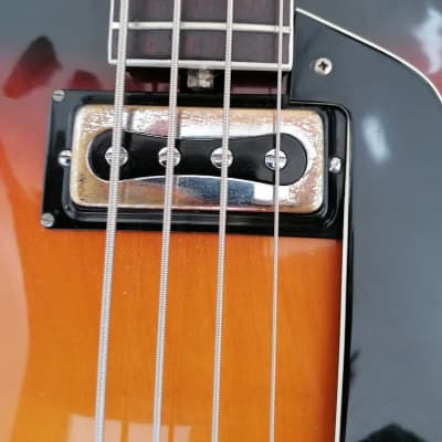RARE 1965 Crucianelli 335 Elite Bass Made in ITALY Vintage @ fender hoyer Gibson Coronado veritine rivoli eb Hofner vox cougar 5001 Viking Hagström image 20