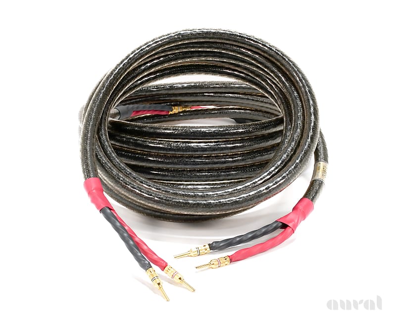 Straightwire Black Silc / Speaker Cable / Preowned / 20ft / Banana  			