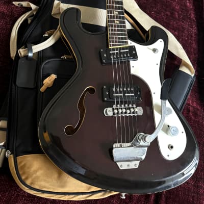 Noble Mosrite Combo Style 686-2HT Guitar - Two Pickups - 1968 - Sturdy Ibanez Gig Bag for sale