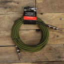 Strukture 18.6ft Instrument Cable, Woven - Military Green