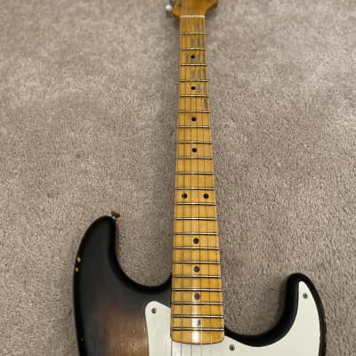 Fender Custom Shop Namm 2019 LTD - 1955 Relic Stratocaster - 2 Tone Sunburst - (Mint!) (Pre-owned) image 13