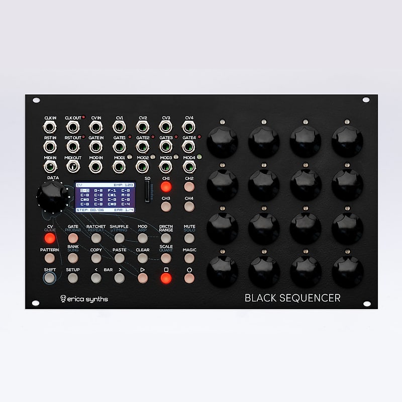 Erica Synths Black Sequencer Eurorack Module image 1