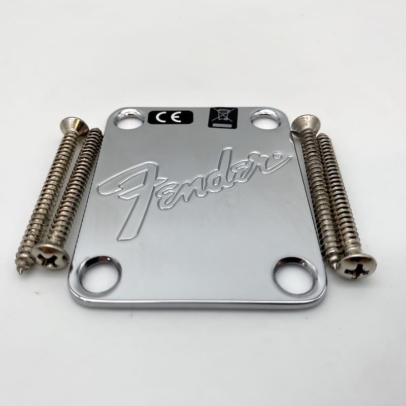 Fender USA Large Logo Neck Plate Mint 23094 Reverb