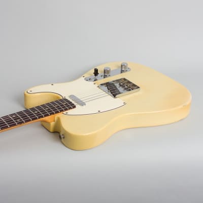 Fender Telecaster Solid Body Electric Guitar (1966), ser. #132499, original black tolex hard shell case. image 7