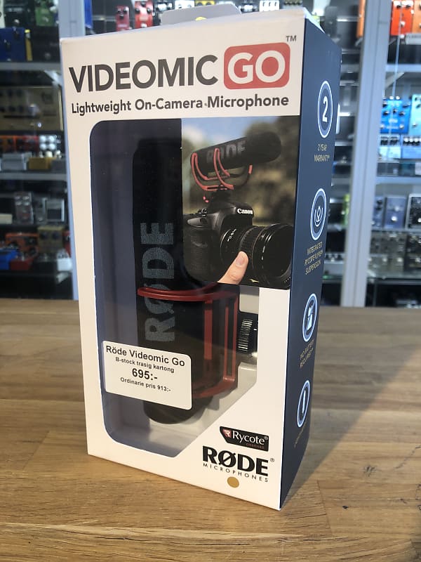 RODE RODVMGO VideoMic GO Lightweight On-Camera Shotgun Mic image 1
