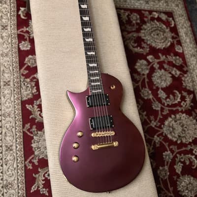 ESP LTD EC-1000 Deluxe LH Gold Andromeda Left-Handed w/ Gig Bag image 7