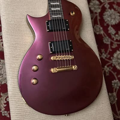ESP LTD EC-1000 Deluxe LH Gold Andromeda Left-Handed w/ Gig Bag image 6