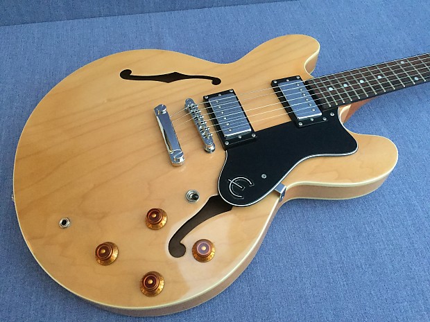 Epiphone 335 DOT reissue Natural Maple-peerless factory korea. inc original  case