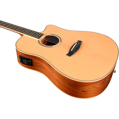 Tanglewood DBT D CE BW Dreadnought Acoustic-Electric Guitar Regular Natural image 6