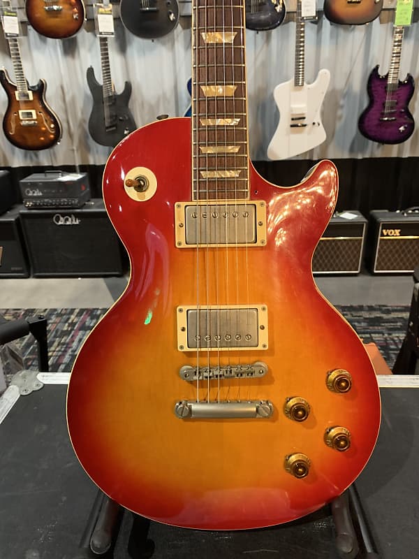 Used Burny Super Grade Cherry burst late 80s Made in Japan image 1