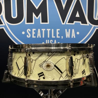 Ludwig & Ludwig - 14x5" (cut down)Top Hat and Cane Snare Drum 1940-1941 image 1