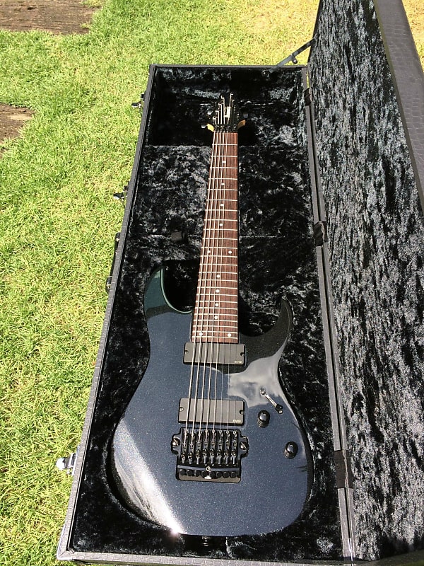 Ibanez RG2228GK Prestige ケース付 逆輸入 Ibanez Prestige RG2228 GK Galaxy Black - w/OHSC --- 8 String