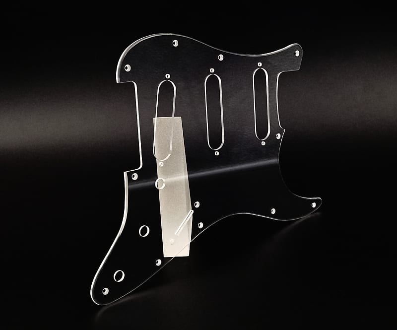 11 Hole Clear Acrylic Pickguard For Us Mex Fender Reverb