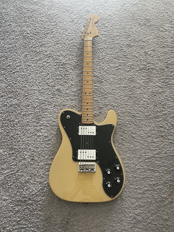 Fender Vintera ‘70s Telecaster Deluxe 2019 MIM Vintage Blonde Maple FB Guitar image 1