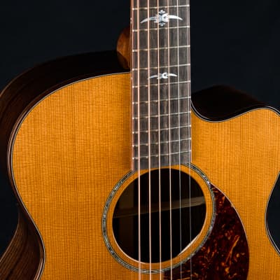 Huss and Dalton OM-C Thermo-Cured Adirondack Spruce and Indian Rosewood NEW image 9