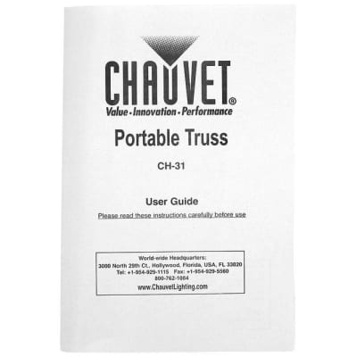 Chauvet DJ CH-31 Mobile  Light Truss w/ 2x 9 Foot Tripod +10 Foot Cross Beam image 5