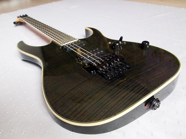 Ibanez J-Custom RG 1702 1997 Silky Black | Reverb