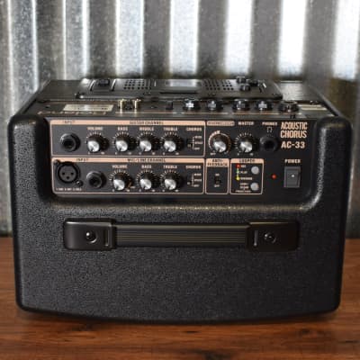 Roland AC-33 30 Watt 2x5' Chorus Acoustic Guitar Amplifier image 6