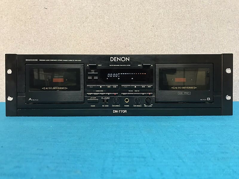 Vintage Denon DN770R Dual Cassette Player / Recorder Tested Reverb