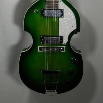 Hofner HI-459-PE-GR Ignition Pro Violin Style Electric Guitar - Green for sale