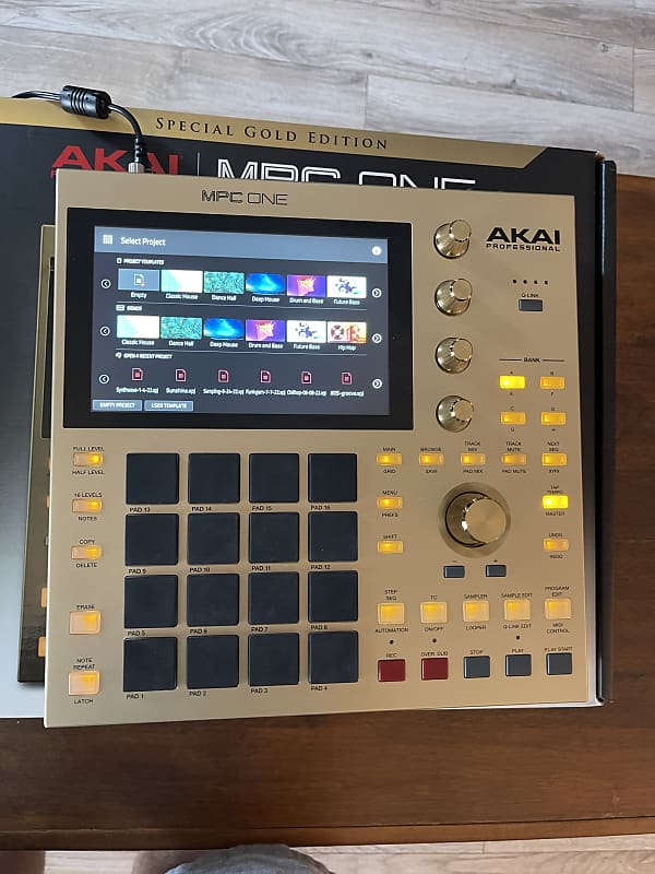 Akai MPC One Standalone MIDI Sequencer Gold Edition 2020 - Present - Gold image 1