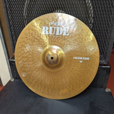 Paiste Rude 19" Crash/Ride Cymbal - Looks Really Good - Sounds Great! image 1