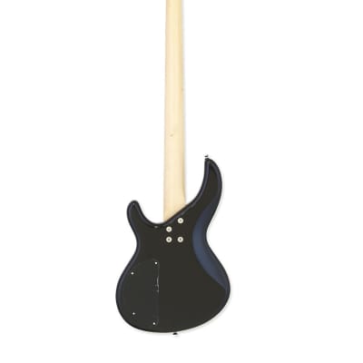 Aria IGB-STD-MBK IGB Standard Series Basswood Body Carved Top 4-String Electric Bass Guitar image 2