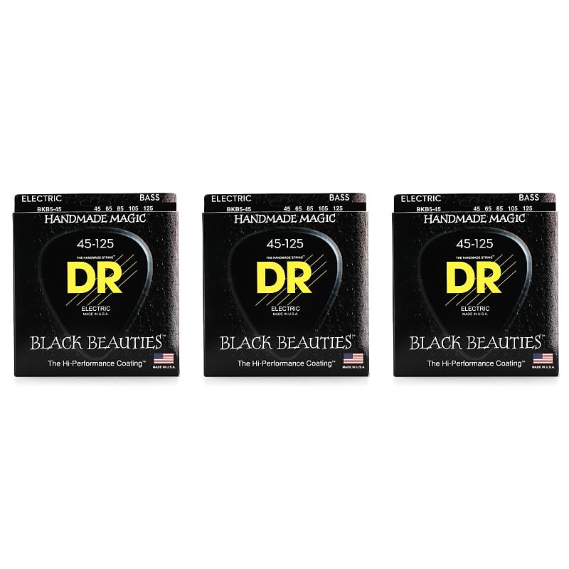 Dr black beauties bass deals strings 5