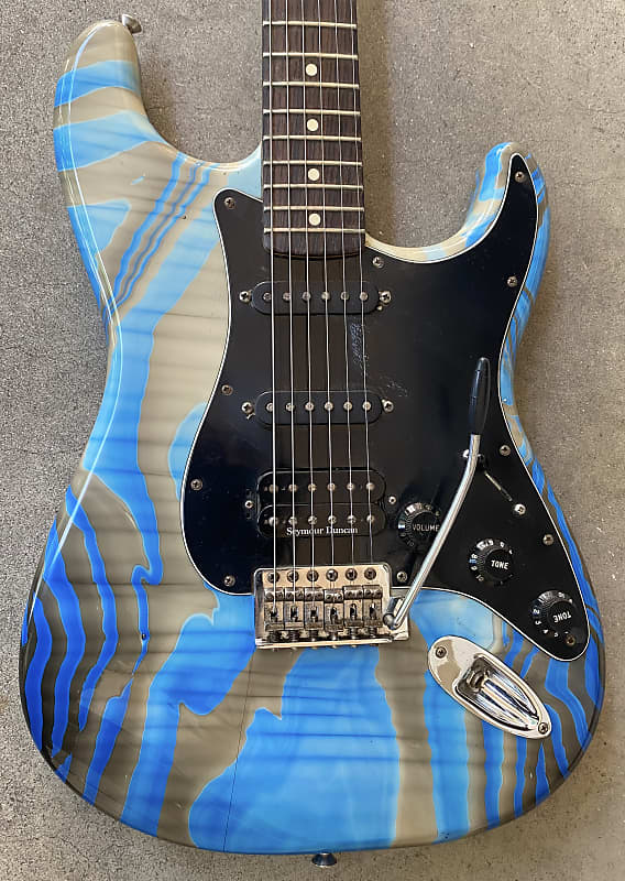 2013 Fender MIM Standard Stratocaster HSS Swirl | Reverb Belgium