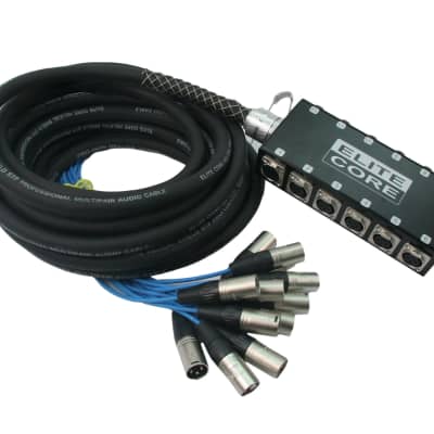 Elite Core 12 Channel 30' ft Pro Audio Cable XLR Mic Stage Snake - PS12030 image 1