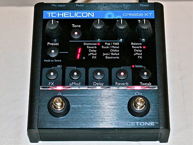 TC-Helicon VoiceTone Create XT Pedal | Sweetwater