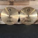 Used Zildjian A New Beat Hi Hat Cymbal Pair 14"