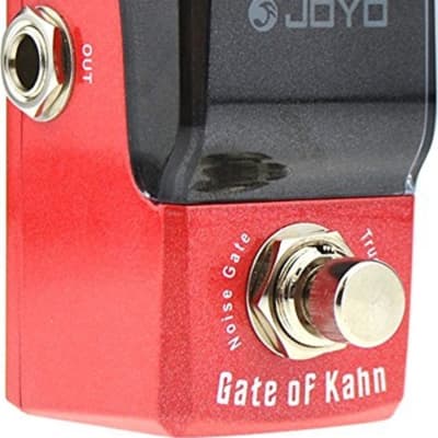 Joyo JF 324 Gate of Kahn Noise Gate Ironman Mini Pedal w/ Cloth and 4 Cables image 5