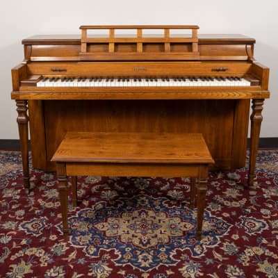 Baldwin Upright Piano | Satin Walnut | SN: 1240580 image 2