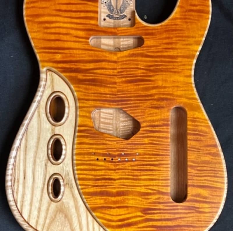Holy Grail Guitar Company Telecaster Flame Maple Top Semi Hollow