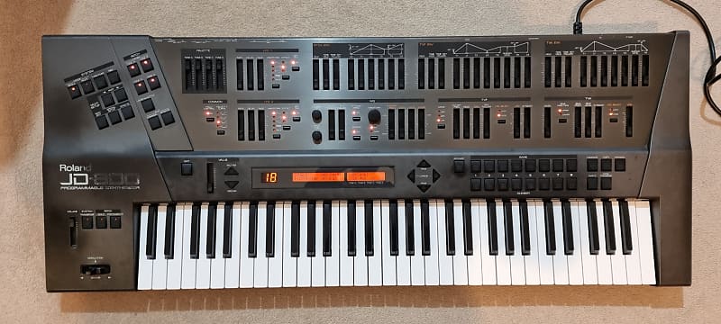 Roland JD-800 + Strings, Brass, Piano, Guitar WAVEFORM and