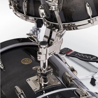 Gretsch 18/12/14/5x14" 140th Anniversary Ltd. Edition Drum Set w/ Cases - Ebony Stardust Gloss image 23